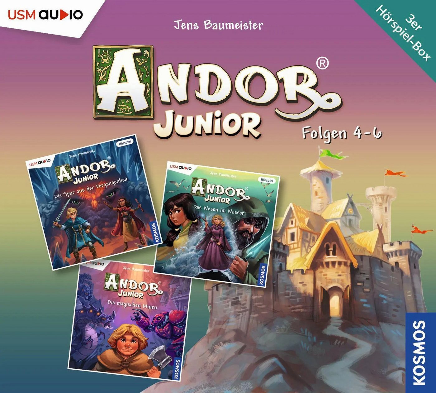United Soft Media Hörspiel Die große Andor Junior Hörbox Folgen 4-6 (3 Audio CDs) von United Soft Media