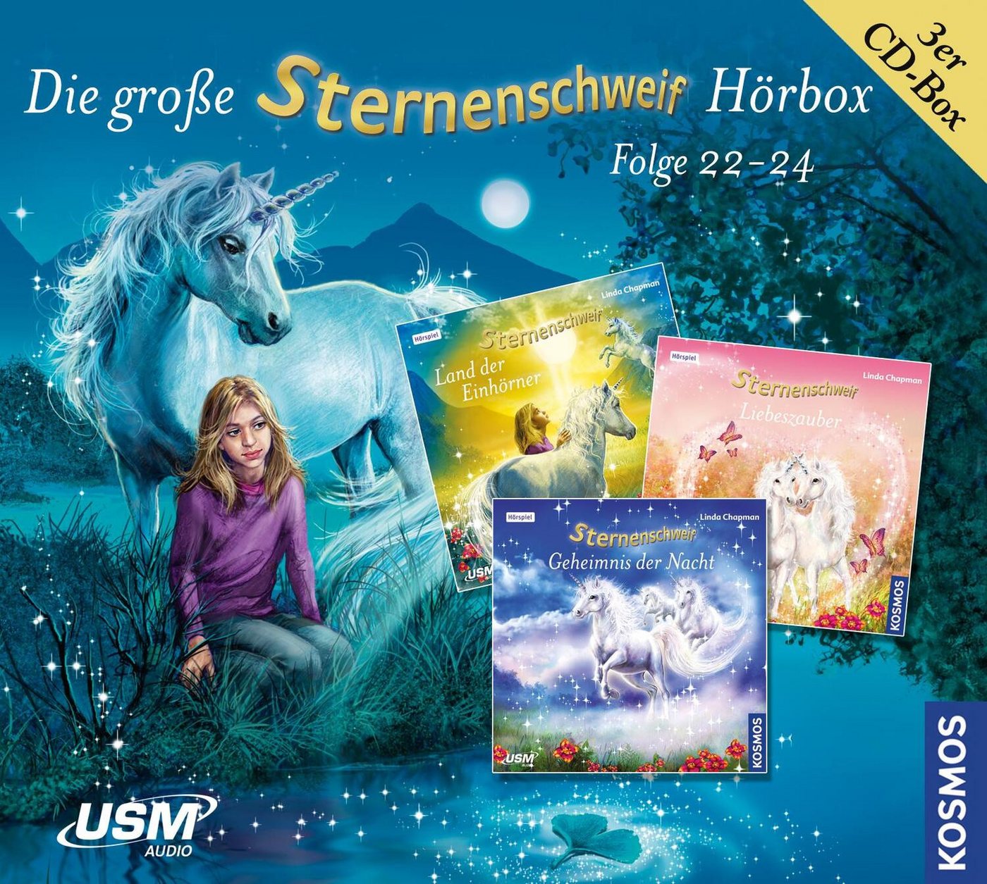 United Soft Media Hörspiel Die große Sternenschweif Hörbox Folge 22-24 (3 Audio-CDs) von United Soft Media