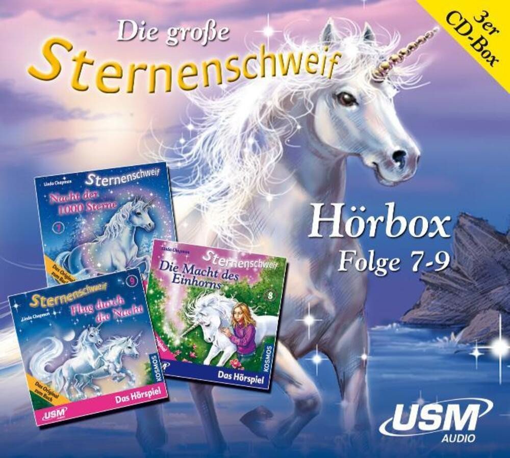 United Soft Media Hörspiel Die große Sternenschweif Hörbox Folge 7-9 von United Soft Media