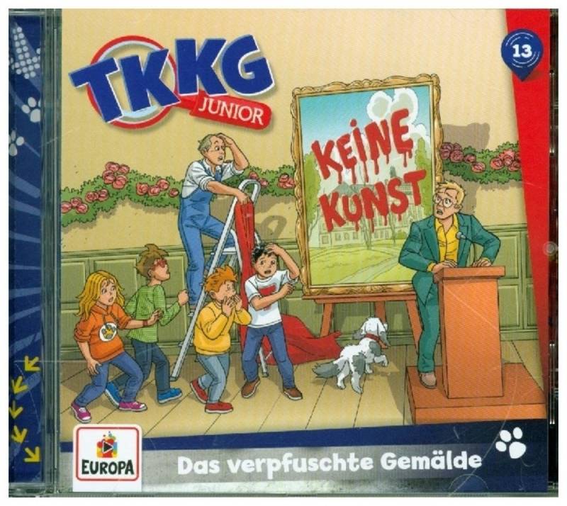 United Soft Media Hörspiel TKKG Junior - Das verpfuschte Gemälde. Tl.13, 1 Audio-CD von United Soft Media