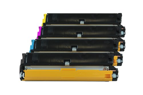 Rebuilt für Epson Aculaser C 900 N - C900 / C13S050100 & C13S050097 - C13S050099 - Toner Sparset Black, Cyan, Magenta, Yellow - Für ca. 4 x 4.500 Seiten (5% Deckung) von United Toner