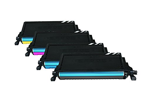 Rebuilt für Samsung CLP-620 Toner Sparset Black, Cyan, Magenta, Yellow - CLP-620 / CLT-5082L - Für ca. 1 x 5.000 & 3 x 4.000 Seiten (5% Deckung) von United Toner