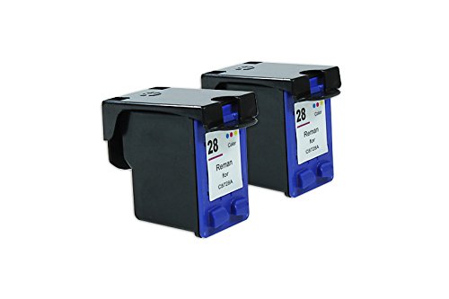 Recycelt für HP DeskJet 3645 Tinten Sparset Cyan, Magenta, Yellow - Nr.28 / C8728AE - Inhalt: 2 x 21 ml von United Toner