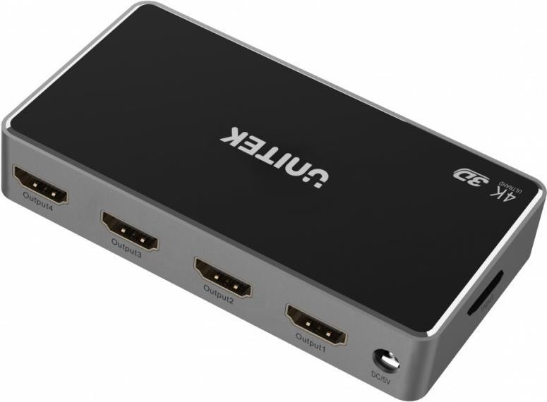HDMI-Schalter 1 IN - 4 OUT, V1109A (V1109A) von Unitek