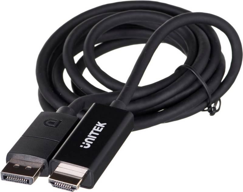 UNITEK KABEL DisplayPort 1.2, HDMI, 4K@60HZ, 1,8M, V1608A (V1608A) von Unitek
