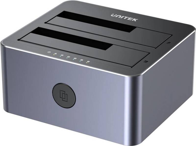 UNITEK KLON-STATION 2X SATA 2,5/3,5 USB 5GB (Y-3026GY01-EU) von Unitek