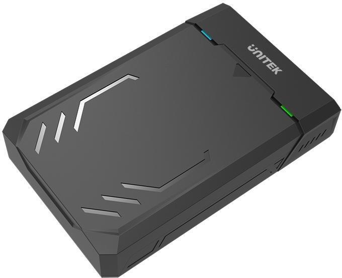 UNITEK Y-3035 Speicherlaufwerksgehäuse HDD / SSD-Gehäuse Schwarz 2.5/3.5 (Y-3035) von Unitek