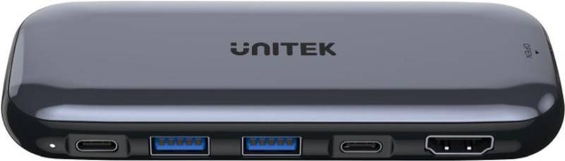 UNITEK uHUB H6 - USB Typ-C - HDMI - USB 2.0 - USB 3.2 Gen 1 (3.1 Gen 1) Type-A - USB Typ-C - 10000 Mbit/s - 60 Hz - 3860 x 2160 - 3860 x 2160 Pixel (D1046A) von Unitek
