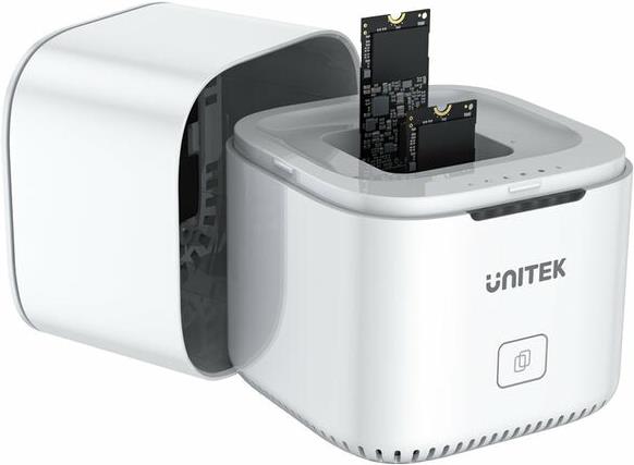 Unitek Klonstation für 2x M.2 PCIe, NVMe SSD Festplatten (S1207A) von Unitek