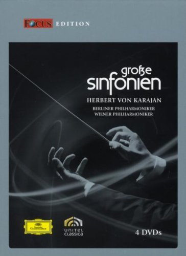 Herbert von Karajan - Große Sinfonien (Focus Edition) [4 DVDs] von Universal/Music/DVD