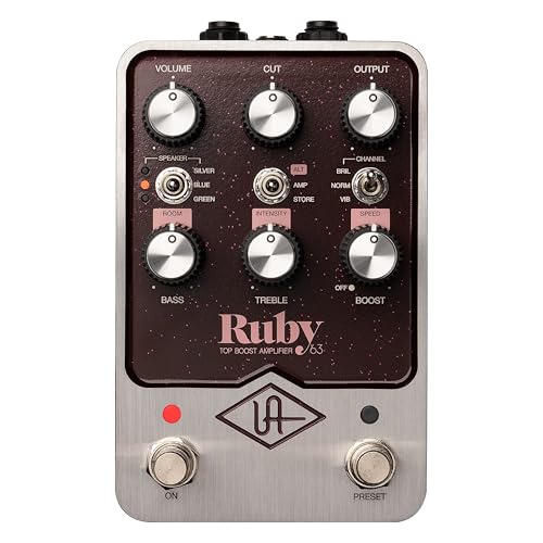 Universal Audio UAFX Ruby '63 Top Boost Amplifier Universal Audio UAFX Ruby '63 Top Boost Amplifier von Universal Audio