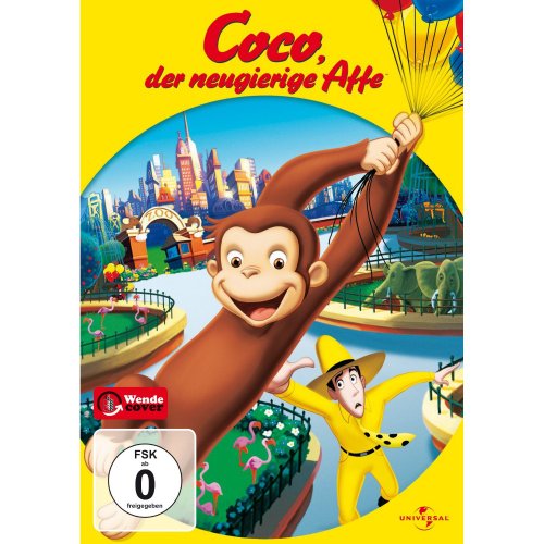 Coco-der Neugieri Dvd Rental von Universal Cards