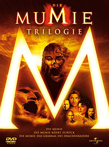 Die Mumie + Die Mumie kehrt zurück + Die Mumie: Das Grabmal des Drachenkaisers (Single DVDs im Schuber + Lenticular Cover) von Universal Cards