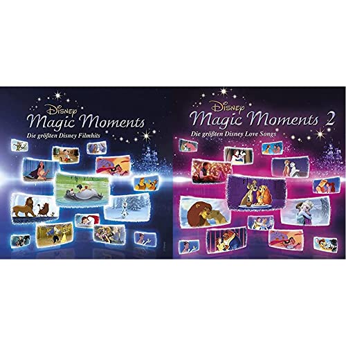 Disney Magic Moments - Die größten Disney Filmhits & Disney Magic Moments 2 - Grö Disney Love Songs (Walt Disney Records) von Universal Family Entertai