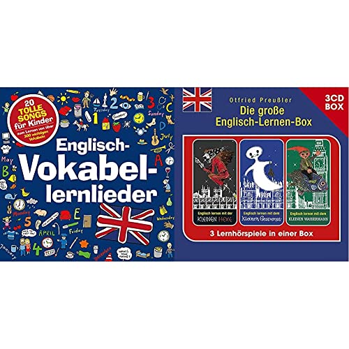 Englisch-Vokabellernlieder (mit Marie Wegener) & Die Große Englisch-Lernen-Box (3-CD Hörspielbox) von Universal Family Entertai