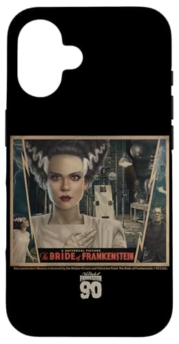 Universal Monsters Bride And Frankenstein Lab Retro Hülle für iPhone 16 von Universal Monsters