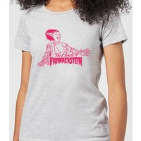 Universal Monsters Bride Of Frankenstein Crest Damen T-Shirt - Grau - 4XL von Universal Monsters