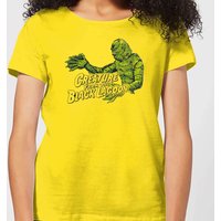 Universal Monsters Der Schrecken Vom Amazonas Retro Crest Damen T-Shirt - Gelb - L von Universal Monsters