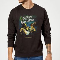 Universal Monsters Der Schrecken Vom Amazonas Vintage Poster Pullover - Schwarz - M von Universal Monsters