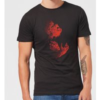 Universal Monsters Der Wolfsmensch Illustrated Herren T-Shirt - Schwarz - L von Universal Monsters