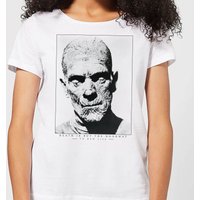 Universal Monsters Die Mumie Portrait Damen T-Shirt - Weiß - L von Universal Monsters