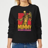 Universal Monsters Die Mumie Retro Damen Pullover - Schwarz - S von Universal Monsters