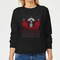 Universal Monsters Dracula Damen Weihnachtspullover – Schwarz - 3XL von Universal Monsters