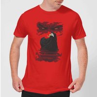 Universal Monsters Dracula Illustrated Herren T-Shirt - Rot - L von Universal Monsters