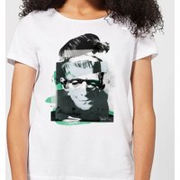 Universal Monsters Frankenstein Collage Damen T-Shirt - Weiß - M von Universal Monsters