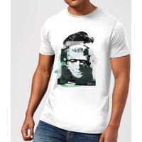 Universal Monsters Frankenstein Collage Herren T-Shirt - Weiß - L von Universal Monsters