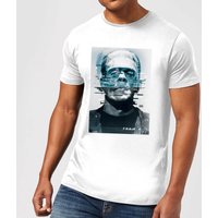 Universal Monsters Frankenstein Glitch Herren T-Shirt - Weiß - 5XL von Universal Monsters