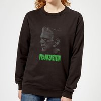 Universal Monsters Frankenstein Grauscale Damen Pullover - Schwarz - L von Universal Monsters