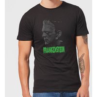 Universal Monsters Frankenstein Grauscale Herren T-Shirt - Schwarz - S von Universal Monsters