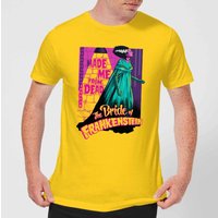 Universal Monsters Retro Bride Of Frankenstein Herren T-Shirt - Gelb - L von Universal Monsters