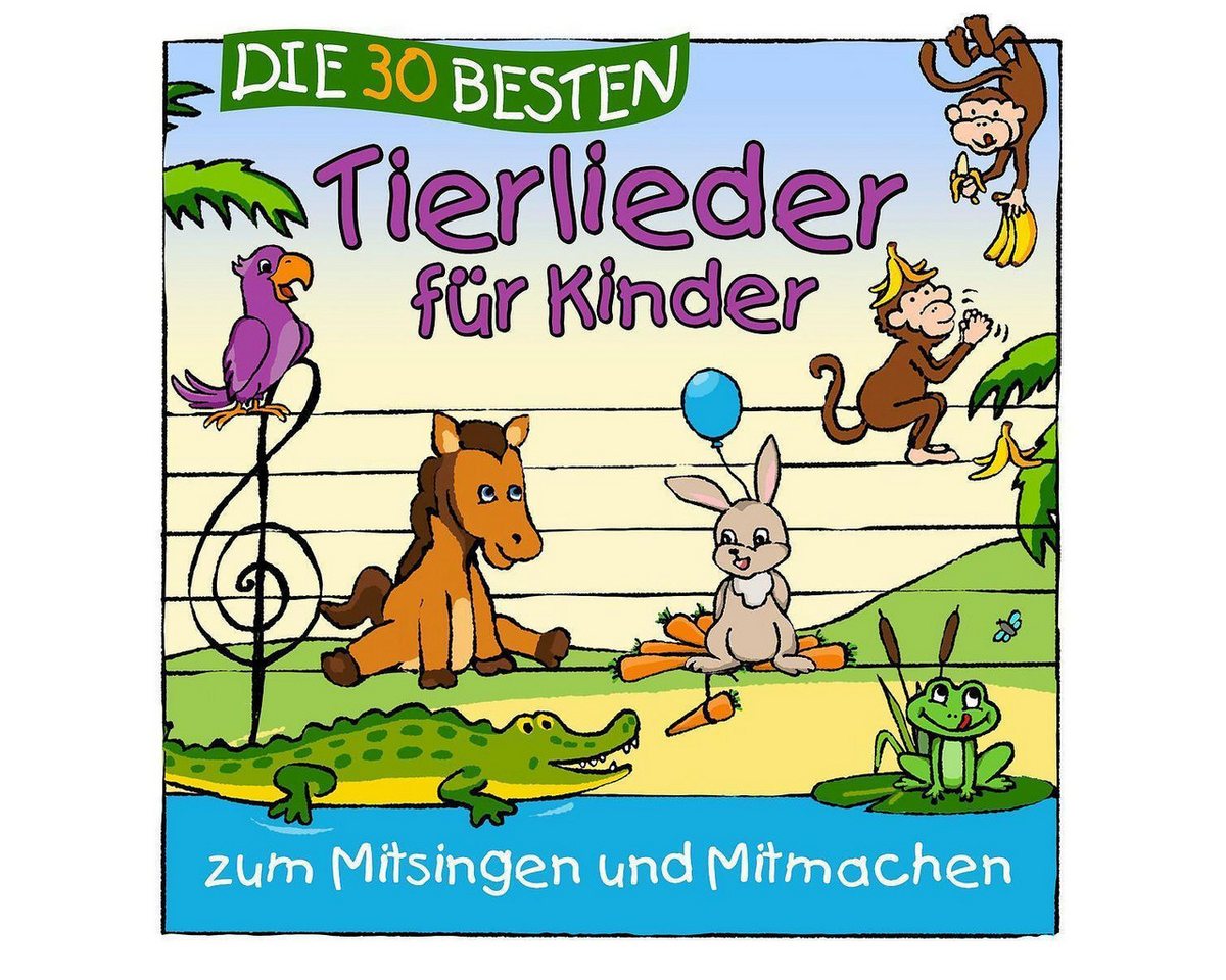 Universal Music GmbH Hörspiel Die 30 besten Tierlieder für Kinder von Universal Music GmbH