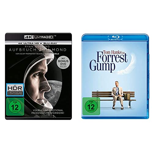 Aufbruch zum Mond (4K Ultra-HD) (+ Blu-ray 2D) (+ Bonus-DVD) & Forrest Gump - Remastered [Blu-ray] von Universal Pictures Germany GmbH