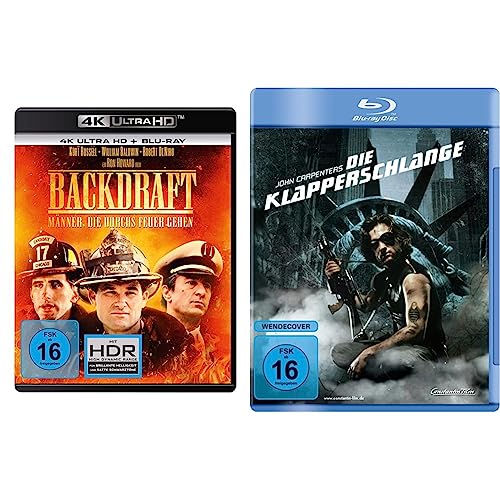 Backdraft - Männer, die durchs Feuer gehen (4K Ultra-HD) (+ Blu-ray 2D) & Die Klapperschlange [Blu-ray] von Universal Pictures Germany GmbH
