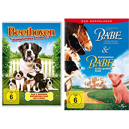 Beethoven Komplettbox [8 DVDs] & Ein Schweinchen namens Babe & Schweinchen Babe in der großen Stadt [2 DVDs] von Universal Pictures Germany GmbH