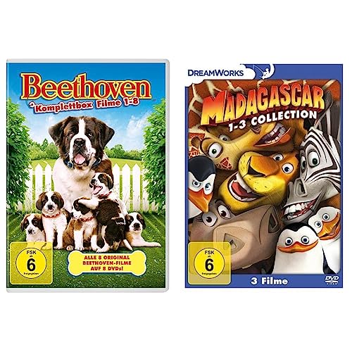 Beethoven Komplettbox [8 DVDs] & Madagascar 1-3 [3 DVDs] von Universal Pictures Germany GmbH