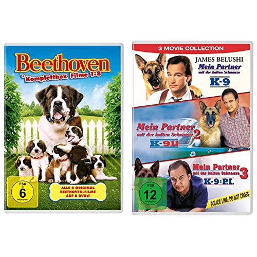 Beethoven Komplettbox [8 DVDs] & Mein Partner mit der kalten Schnauze 1-3 [3 DVDs] von Universal Pictures Germany GmbH