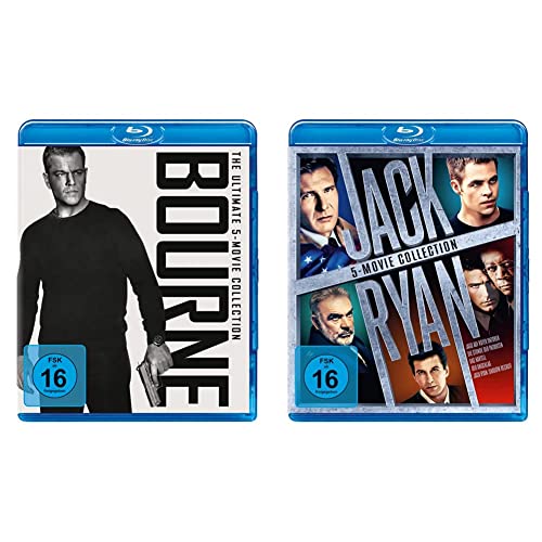 Bourne - The Ultimate 5-Movie-Collection [Blu-ray] & Jack Ryan - 5-Movie Collection [Blu-ray] von Universal Pictures Germany GmbH