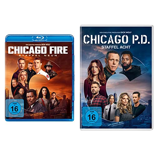 Chicago Fire - Staffel 9 [Blu-ray] & Chicago P.D. - Season 8 [4 DVDs] von Universal Pictures Germany GmbH
