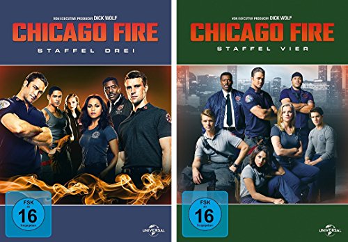Chicago Fire - Staffel Drei und Vier im Set - Deutsche Originalware [12 DVDs] von Universal Pictures Germany GmbH