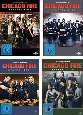 Chicago Fire - Staffel Eins bis Vier im Set - Deutsche Originalware [24 DVDs] von Universal Pictures Germany GmbH