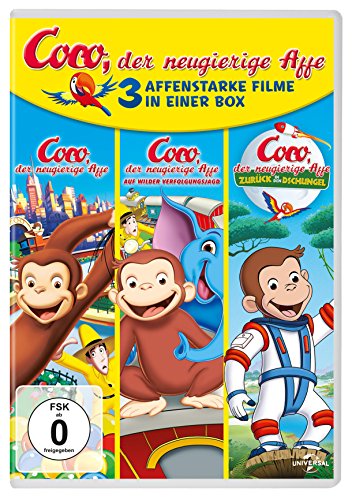Coco, der neugierige Affe – 3 affenstarke Filme in einer Box [3 DVDs] von Universal Pictures