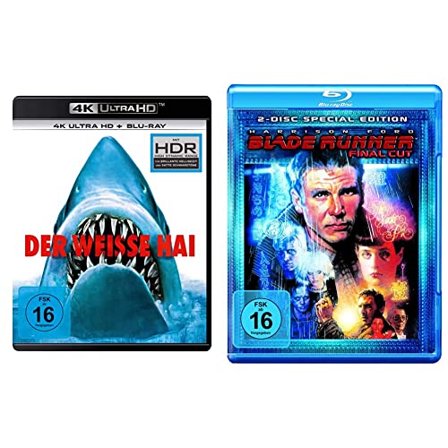 Der weiße Hai (4K Ultra-HD) (+ Blu-ray 2D) & Blade Runner (Final Cut) [Blu-ray] von Universal Pictures Germany GmbH