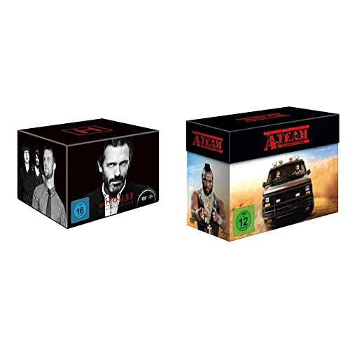 Dr. House - Die komplette Serie, Season 1-8 (46 Discs) & A-Team - Die komplette Serie [27 DVDs] von Universal Pictures Germany GmbH