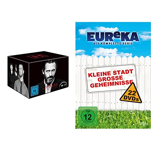 Dr. House - Die komplette Serie, Season 1-8 (46 Discs) & EUReKA - Gesamtbox [22 DVDs] von Universal Pictures Germany GmbH