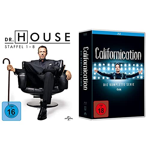 Dr. House - Die komplette Serie [Blu-ray] & Californication - Die komplette Serie (Season 1-7) [Blu-ray] von Universal Pictures Germany GmbH