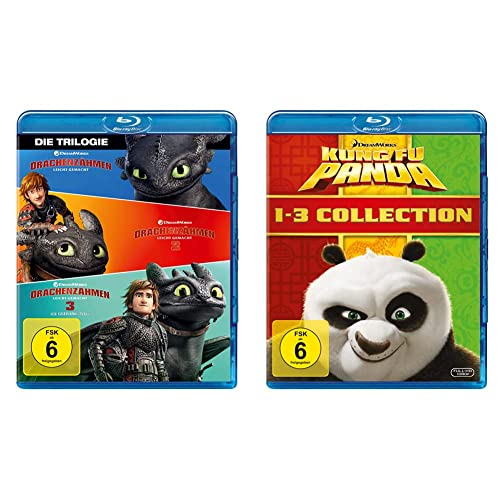 Drachenzähmen leicht gemacht 1 - 3 Movie Collection [Blu-ray] & Kung Fu Panda 1-3 [Blu-ray] von Universal Pictures Germany GmbH
